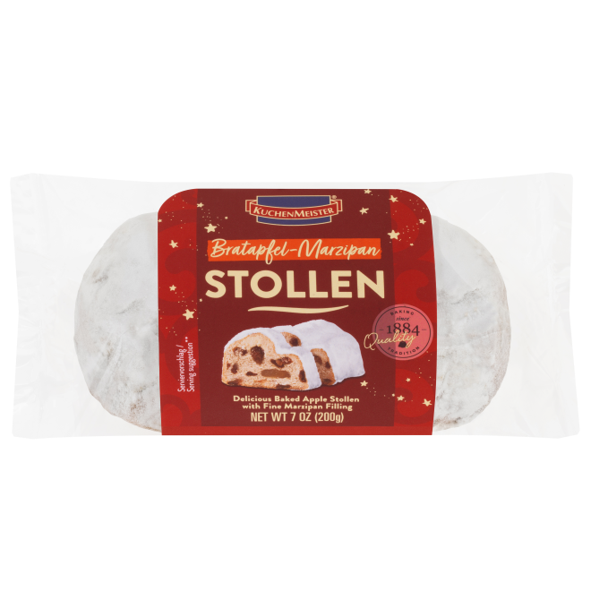KuchenMeister Bratapfel-Marzipan Stollen 200g