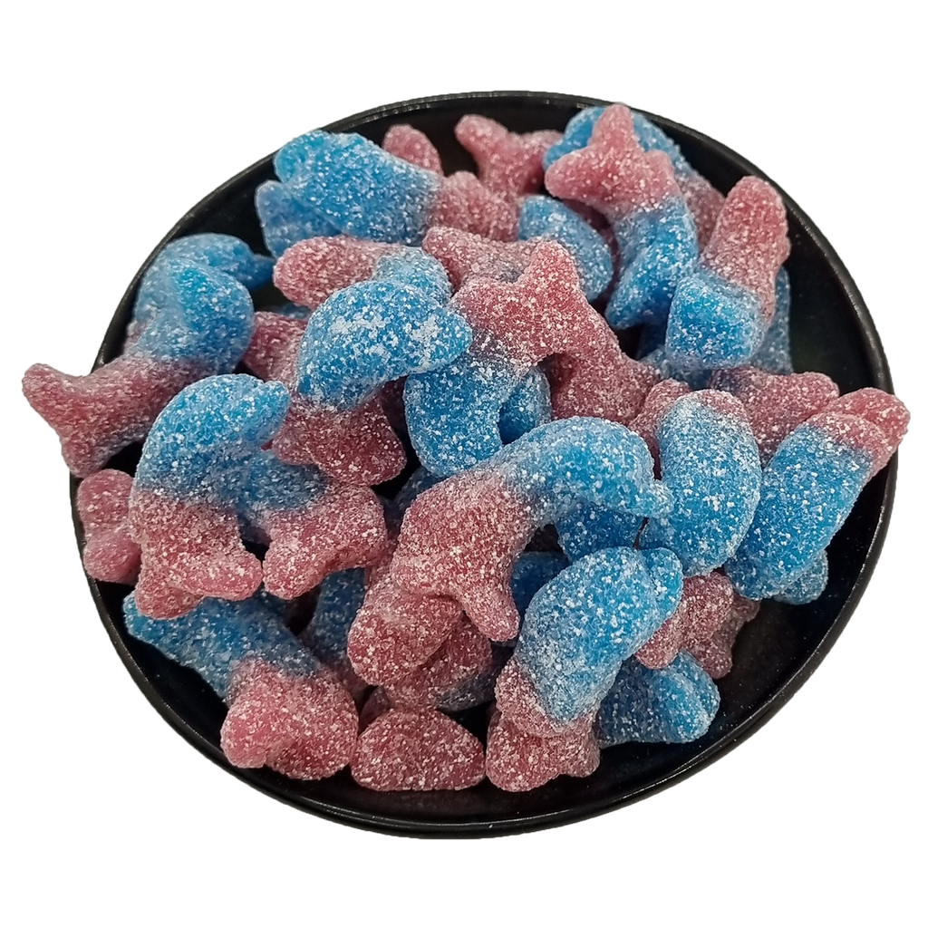 Saure Kaugummi-Delfine 200g - Mini-Bag