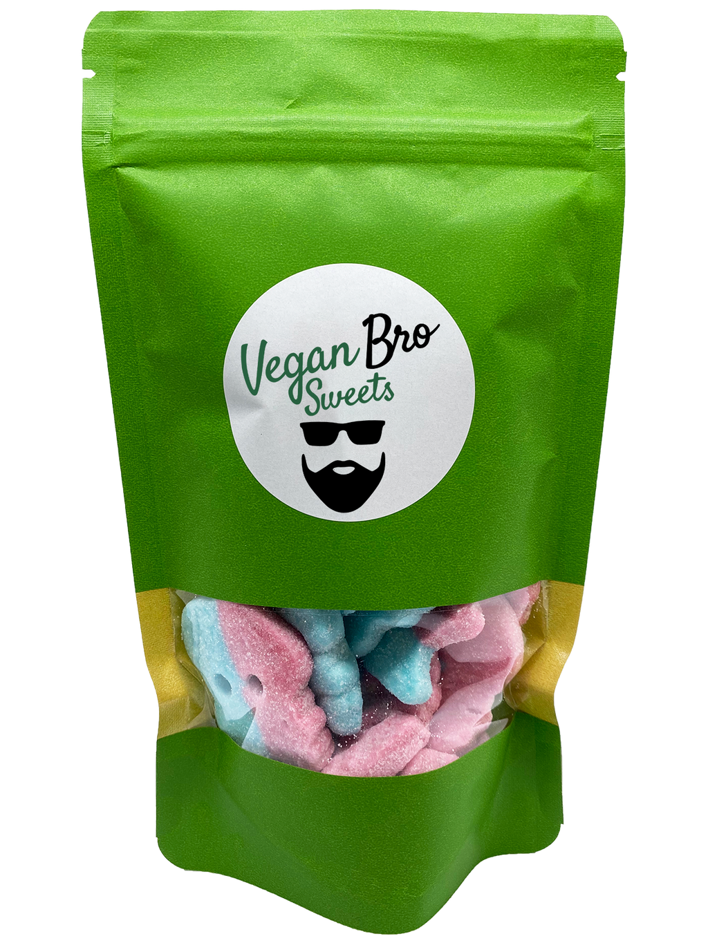 Saure Kaugummi-Schädel groß 200g - Mini-Bag