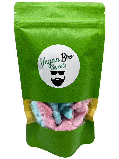 BUB Saure Kaugummi-Schädel groß 200g - Mini-Bag