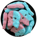 Saure Kaugummi-Schädel groß 200g - Mini-Bag