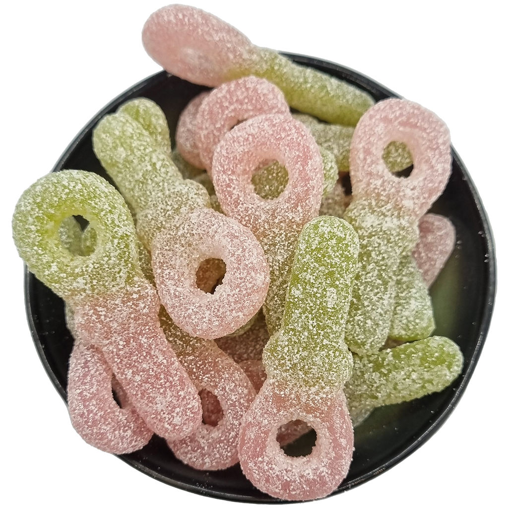 Saure Wassermelonen-Schlüssel 200g - Mini-Bag