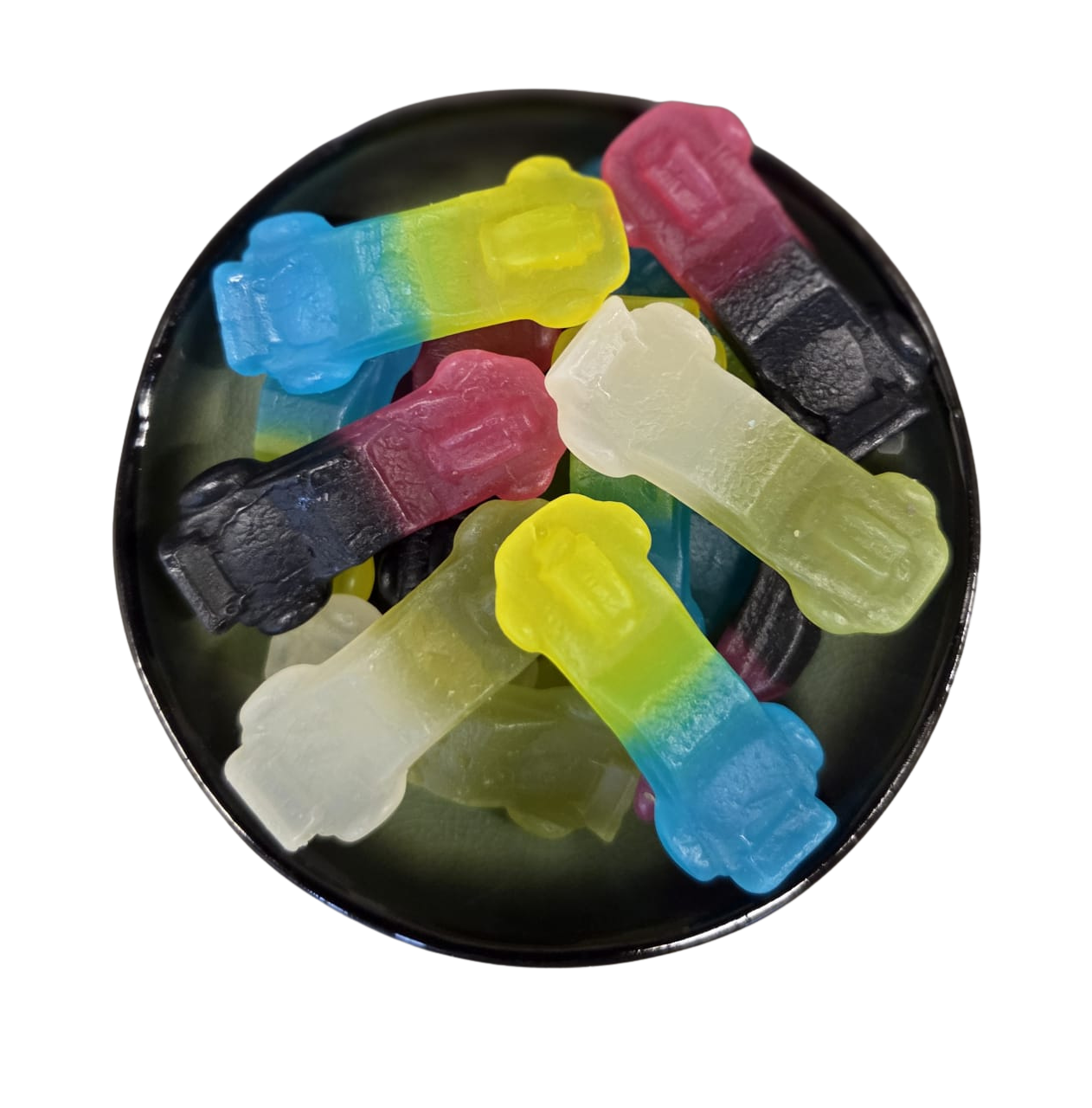 Süße bunte Rennwagen 200g - Mini-Bag