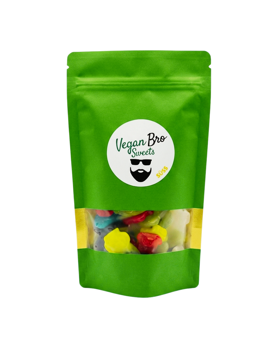 Süße bunte Rennwagen 200g - Mini-Bag
