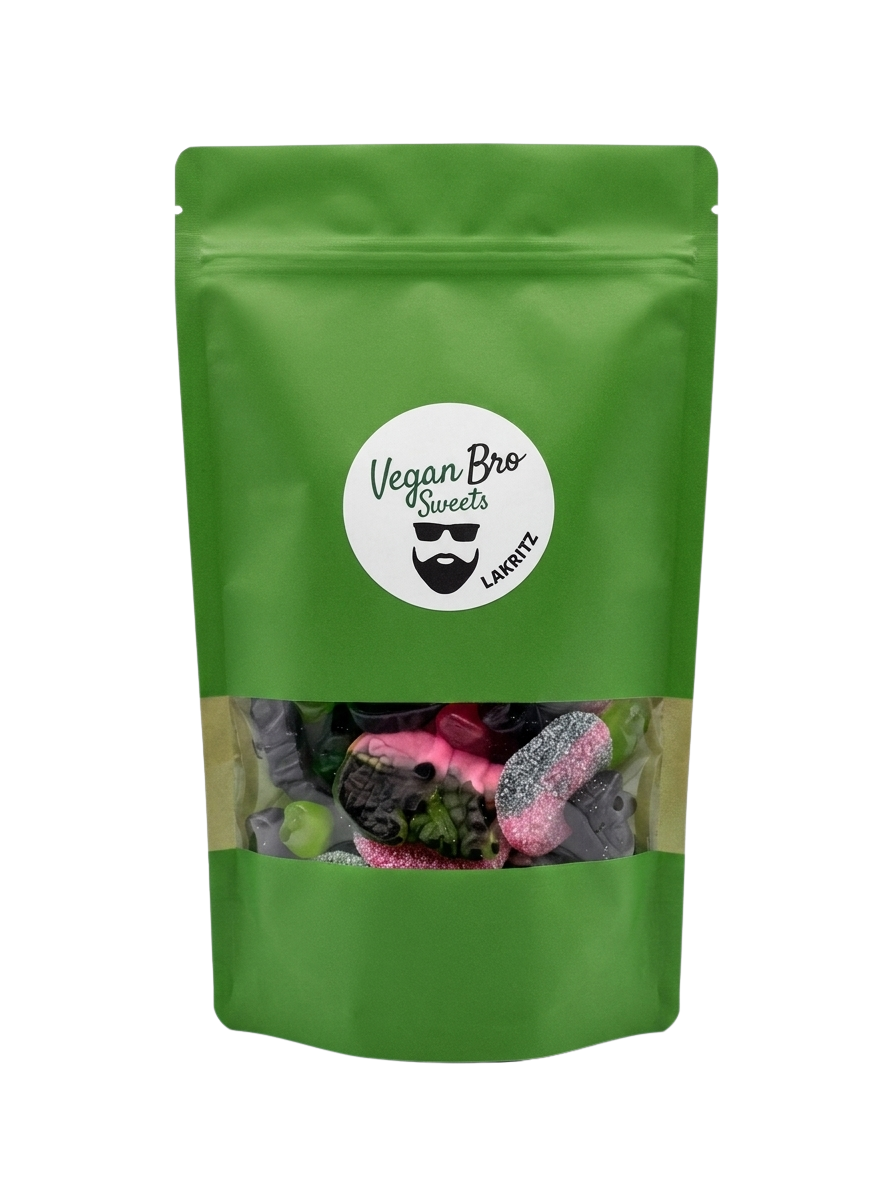 Vegan Bro Big Bag Lakritz gemischt - 500g