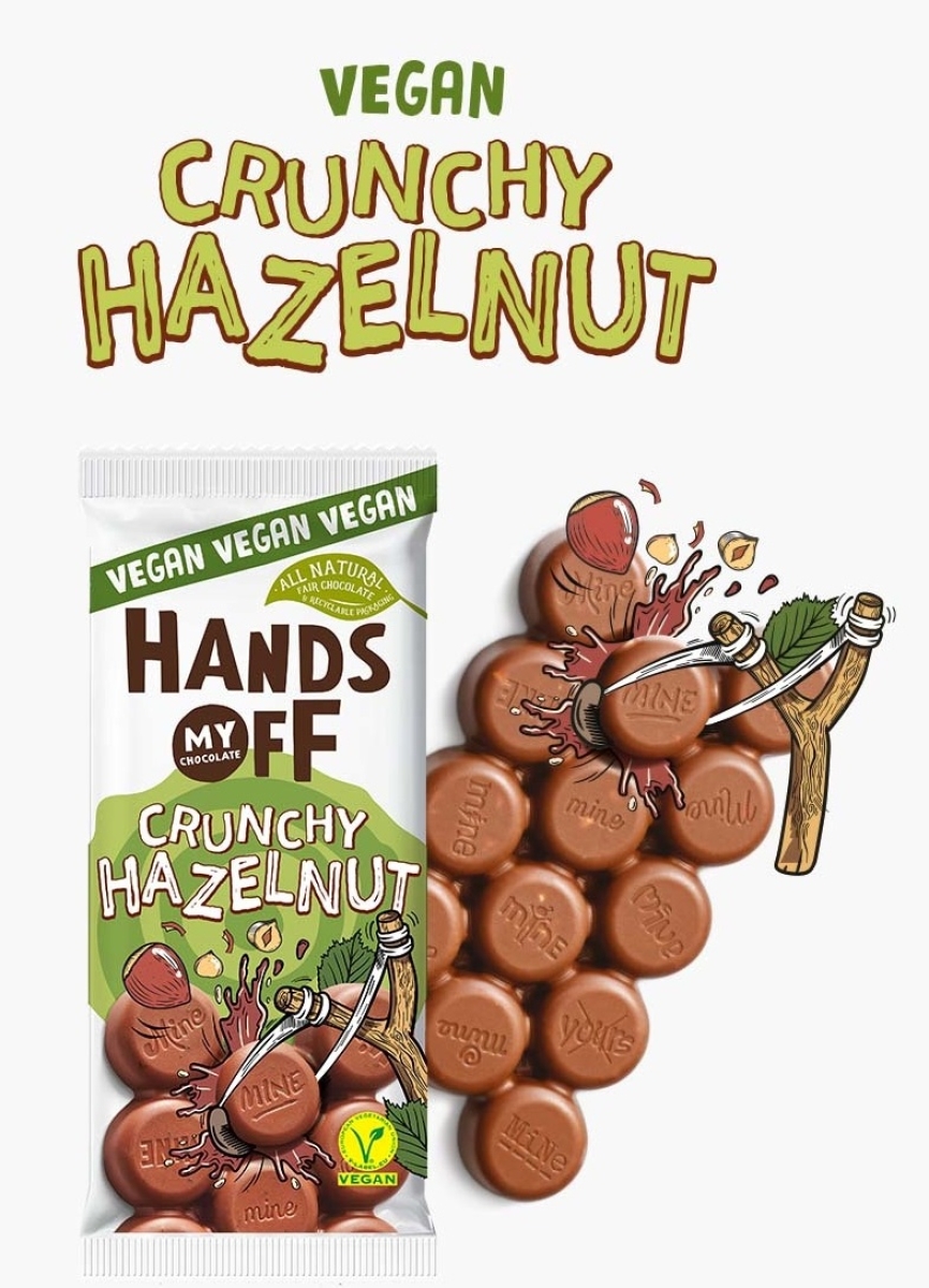 Hands Off Schokolade Crunchy Hazelnut 100g