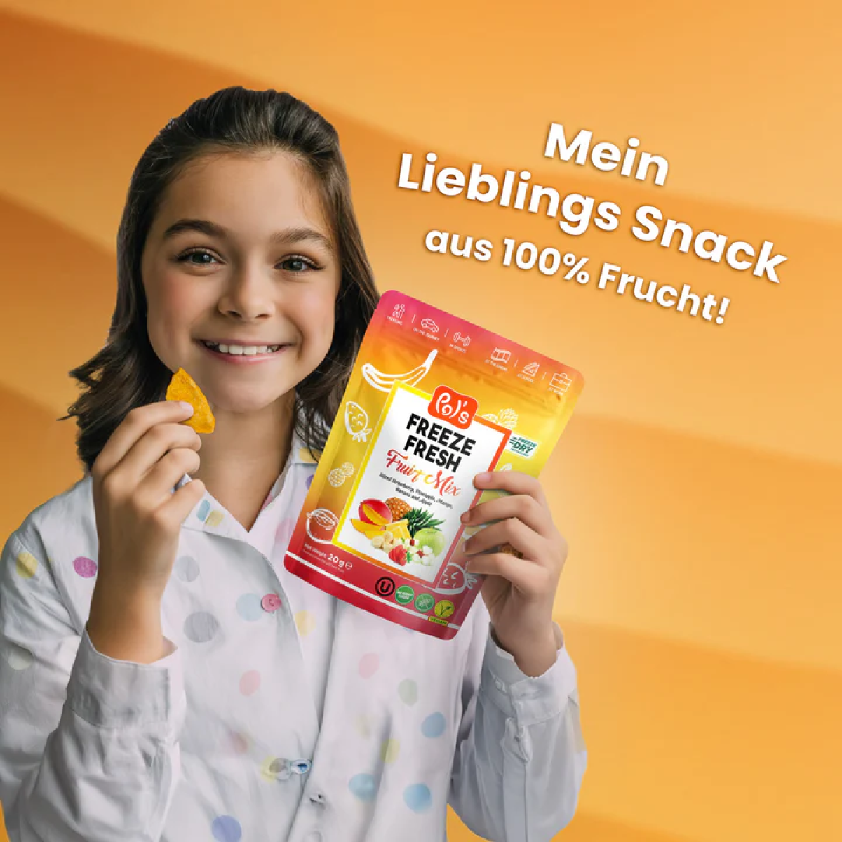 POL'S FREEZE FRESH Gefriergetrocknete Fruit Mix 20g