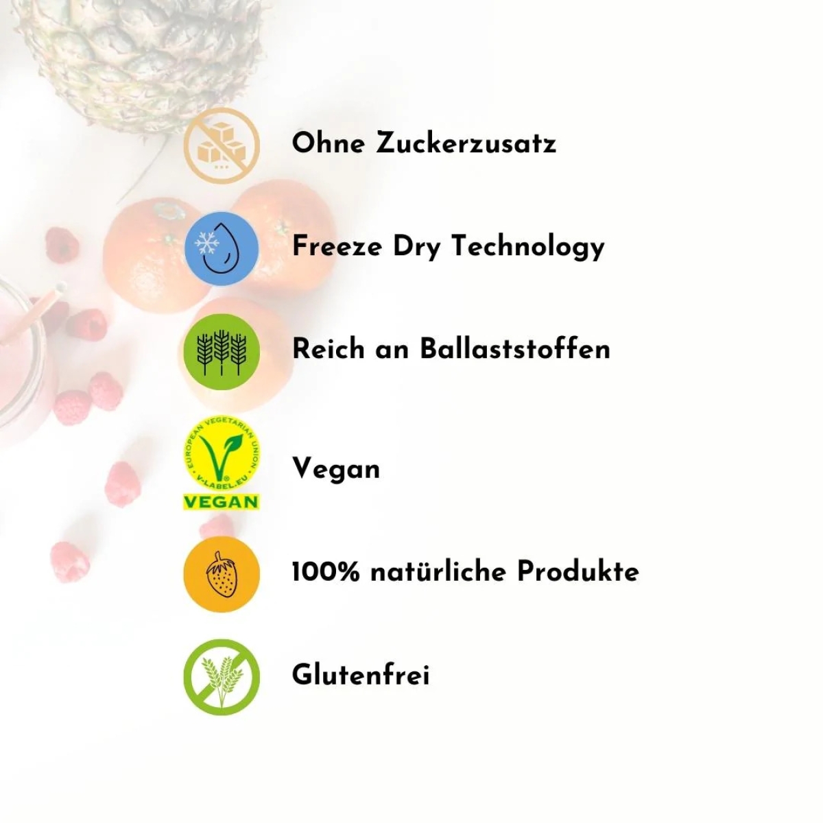 Preview: POL'S FREEZE FRESH - Gefriergetrocknete Fruchtchips Bananen 20g infos