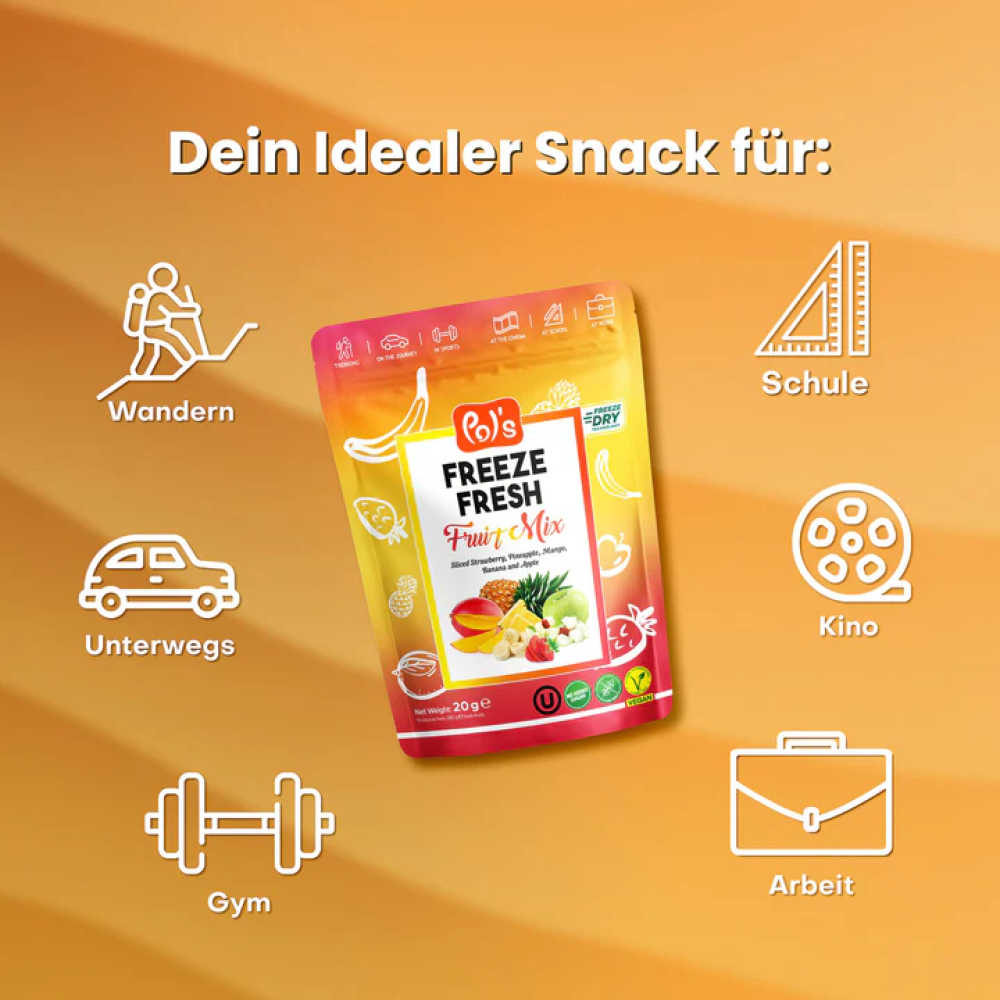 POL'S FREEZE FRESH Gefriergetrocknete Fruit Mix 20g